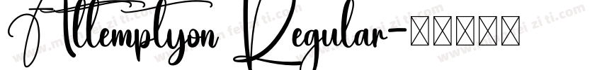 Attemptyon Regular字体转换